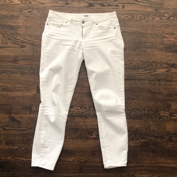 Paige Verdugo White Jean crop pant. Size 29 - Picture 4 of 6